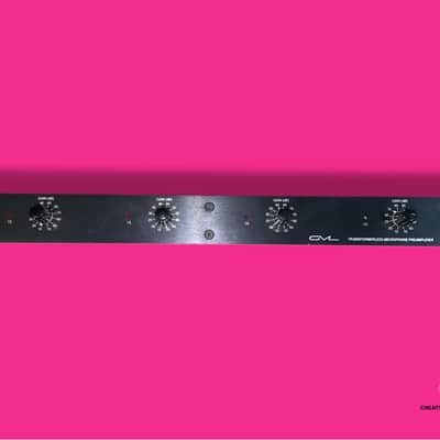 c.1999 George Massenburg GML Model 8304 Transformerless Microphone Preamp Mic MK1 Populated Faceplate Face Panel Assembly Grayhill *Spare Parts-Repair image 1