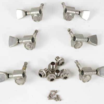 1986 Gibson Les Paul Standard GROVER Nickel Tuners Set Original 1980s USA image 2
