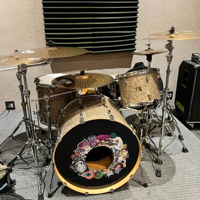 Pork Pie USA Custom 4pc Drum Kit 24/12/16/18 – Made in USA image 11