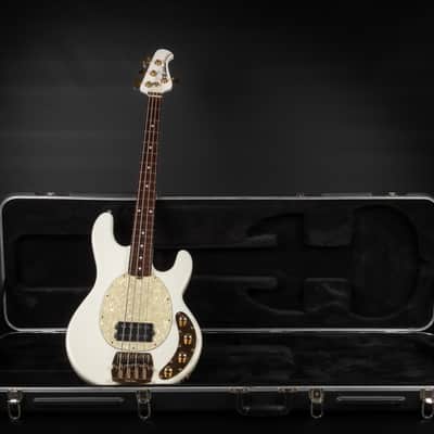 2012 Ernie Ball Music Man PDN Classic StingRay 4 - Gilded White | USA Limited Edition 1 / 200 Bass 4-String Matching Headstock & Neck Gold Hardware Active / Passive | OHSC image 1