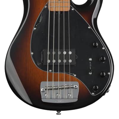 Sterling By Music Man StingRay RAY35 5-string Bass Guitar - Vintage Sunburst image 1