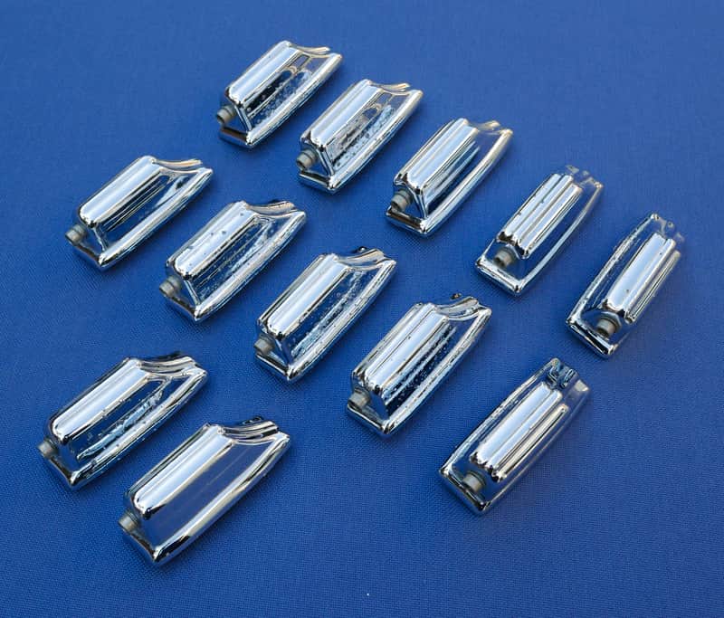 Rogers Beavertail Lugs Lot of 12 Bassdrum 70s image 1