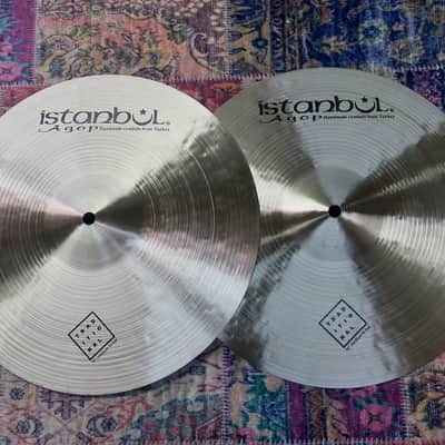 Istanbul Agop 14" Traditional Medium Hi-Hat (Pair) 2010s - Traditional image 2