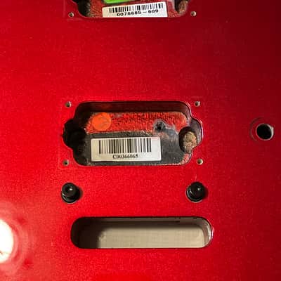 2008 Charvel USA San Dimas 2H Metallic Red Stratocaster Style Guitar Body Floyd Ready image 5