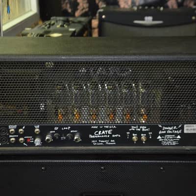 CRATE BV300H Blue Voodoo 300-Watts all tube powerhouse Guitar/Bass head*made at the old Ampeg factory/St.Louis/USA*excellent condition from our showroom*original user manual*clean channel=1969 SVT circuit!WOW! image 5
