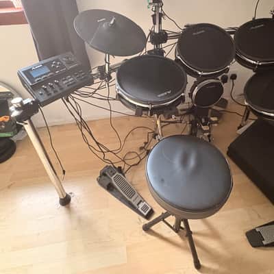 Alesis DM10 MkII Pro Kit Electronic Drum Set 2010s - Black image 3