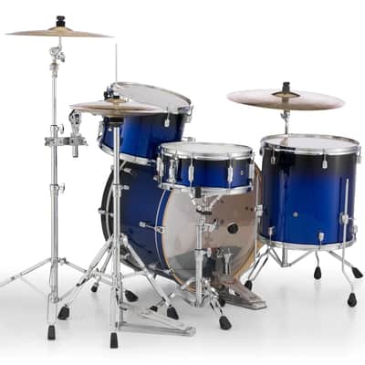 Pearl Decade Maple Kobalt Blue Fade Kit 24x14, 13x9, 16x16 3pc Shell Pack Drum Set Authorized Dealer image 10