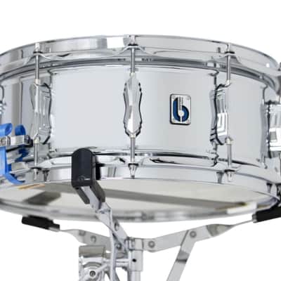 British Drum Co. BB-14-60-SN Bluebird Series Chrome Over Brass Snare. 6" x 14" image 15