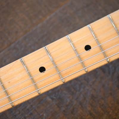 Vintage! 1977 Fender Stratocaster Double-Cut Electric Guitar Mocha Brown + OHSC image 11