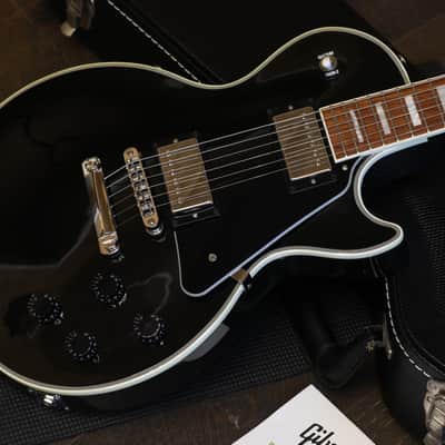 2011 Gibson Les Paul Classic Custom Electric Guitar Black Ebony + OHSC image 3