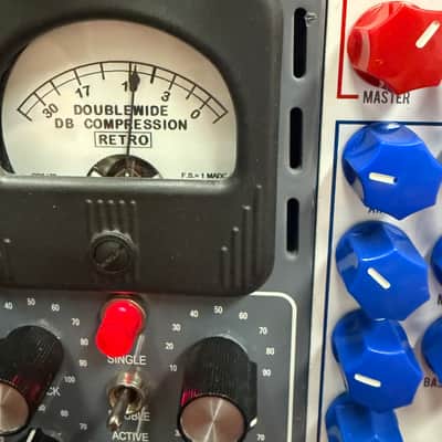 Retro Instruments Doublewide 500 Series Tube Compressor Module 2011 - 2018 - Gray image 2