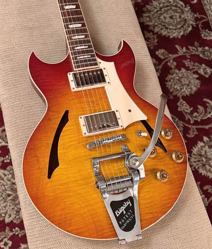 Gibson Custom Shop Johnny A Signature Standard Bourbon Burst w/ Bigsby image 1