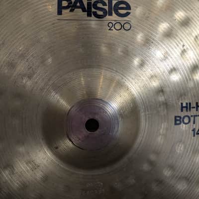 Paiste 200 14" Hihat Bottom 1980s image 4