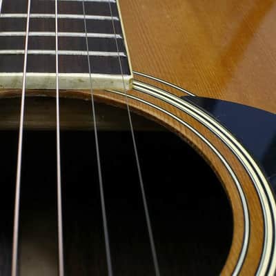 1973 made Vintage Acoustic Guitar MORRIS W-30 Solid Spruce Top Made in Japan image 11