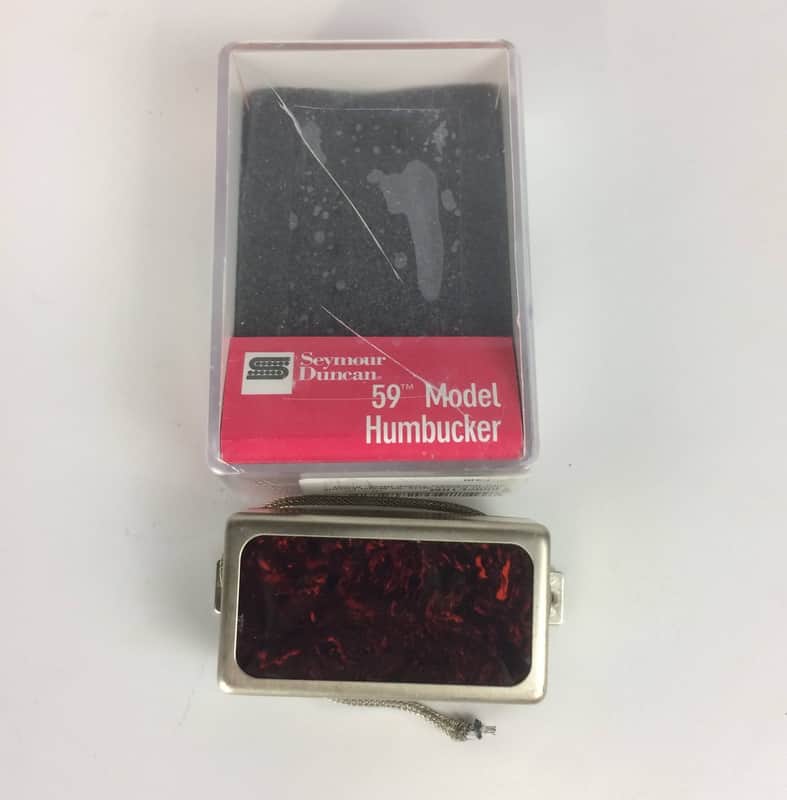Seymour Duncan SH-1b '59 Model Bridge Pickup, Raw Nickel/Tortoise