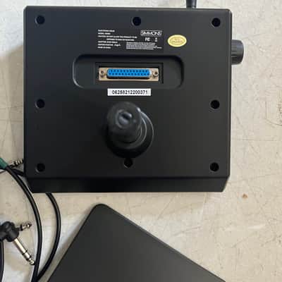 Simmons SD600 electric drum module, with wire harness, tray, and power supply Black image 6