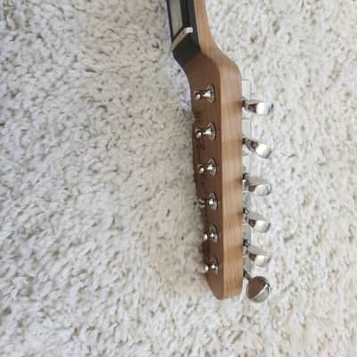 Fender Warmoth Telecaster replacement neck with Kluson tuners roasted maple ebony fretboard pearl block inlays tele rosewood image 23
