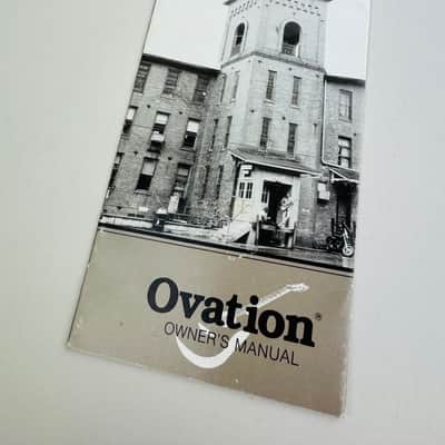 Ovation Owner's Manual 1988 image 1