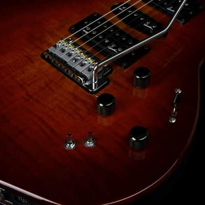 Godin 028672 xtSA  - Synth Access - 3 Voice  Light Burst Flame - Electric Guitar Made In Canada image 8