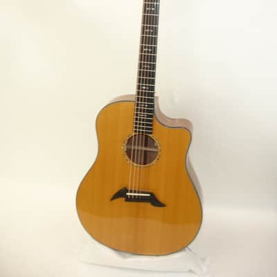 2007 Breedlove SD25 Custom Dreadnought Acoustic Electric Guitar, Natural w/ Case image 2