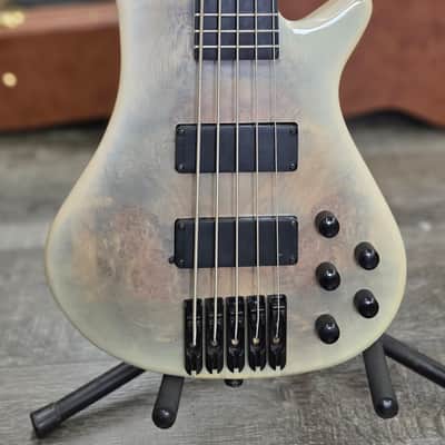 AIO S8-5 5-String Bass Guitar - White Burst GS-056 image 3