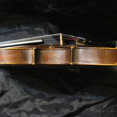 Violin Johannes Georgius Hellmer 1712 Prague w/August Gemunder 1884 Repair Label image 8