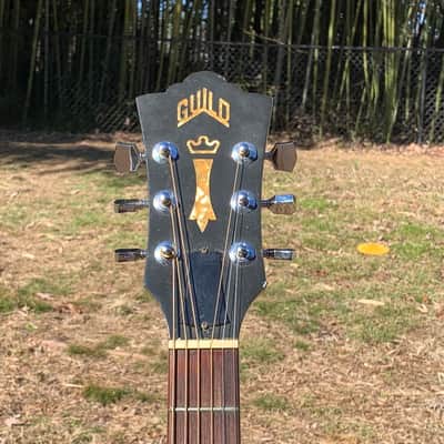 Guild D-40c-NAT 1970s Natural Rare 1st Dreadnaught Cutaway image 3