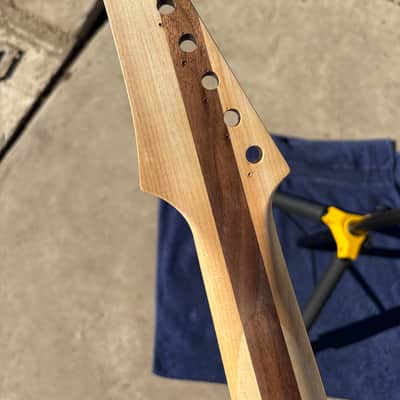 NECK ONLY Custom Replica Guitar Pyramid Maple Neck 7 string UV777GR Steve Vai Ibanez UV Universe type image 7