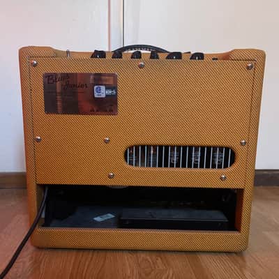 Fender Blues Junior Lacquered Tweed 15-Watt 1x12" Guitar Combo 2016 Jensen Speaker image 4