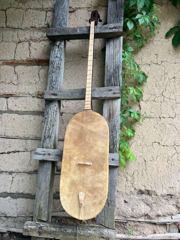Handcrafted Altai Tovshuur Traditional Mongolian Musical Instrument 20024 image 1