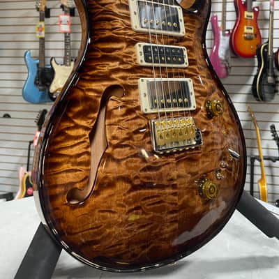 PRS Wood Library Special 22 Semi Hollow - Custom Color Smokeburst w/Paisley Case & PLEK*D #551 image 1