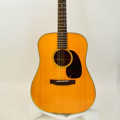 Vintage 1966 Martin D-18 Acoustic Guitar, Natural w/ Case image 2