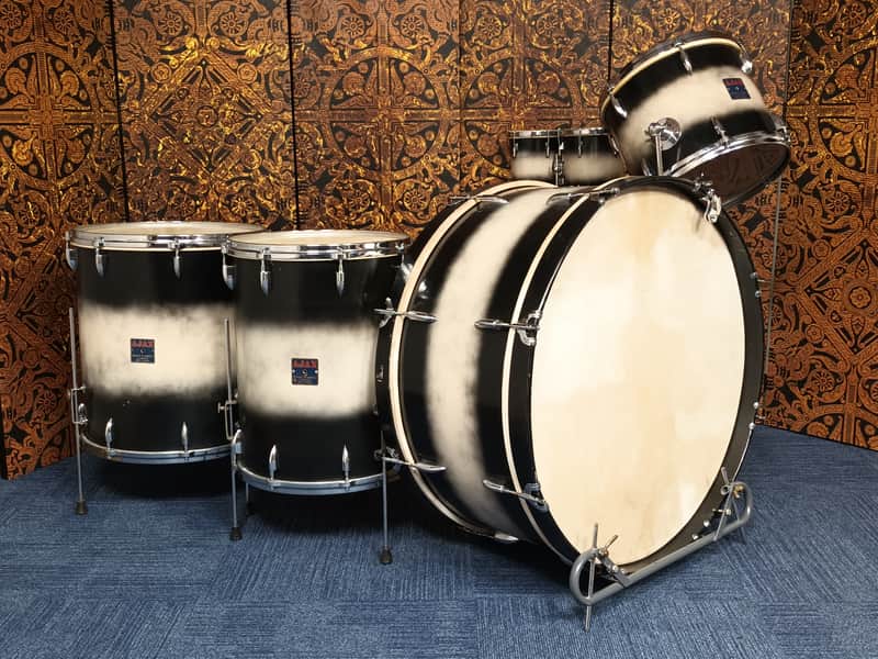 Vintage Ajax Large Shell Pack – 28″, 16″,14″,12″ & Bongos image 1