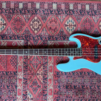 Fender Jazz Bass 1966 - Sonic Blue refin image 1