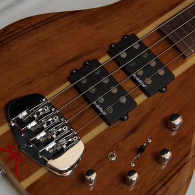 BC RICH Greg Weeks EAGLE 4-string Signature BASS guitar Koa w/ Hard Case - NEW image 6