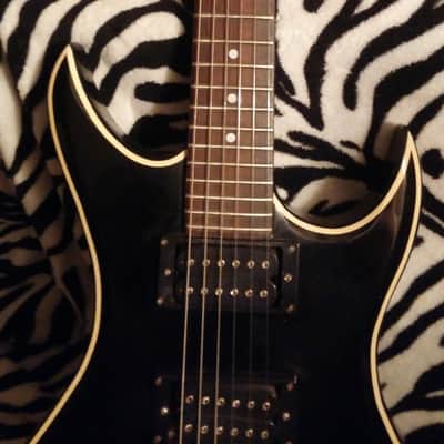 Vintage Hondo Deluxe Series 785 B.C. Rich Bitch 1983 Black MIJ image 24