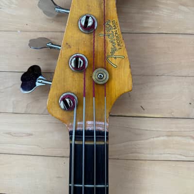 1962 Fender Precision Bass Guitar Sherwood Green image 6