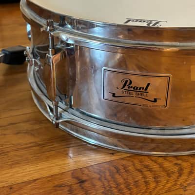 Pearl Steel Shell Snare and Stand image 4