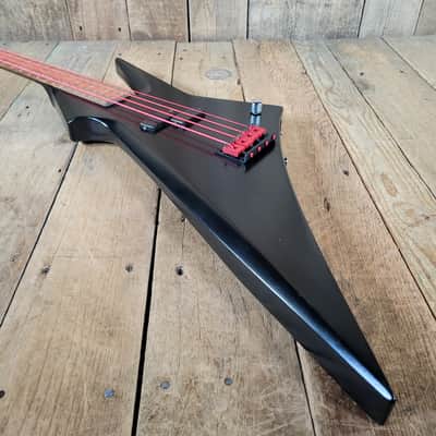 Hondo Death Dagger 1980s Refinished with original hard case - Black image 8