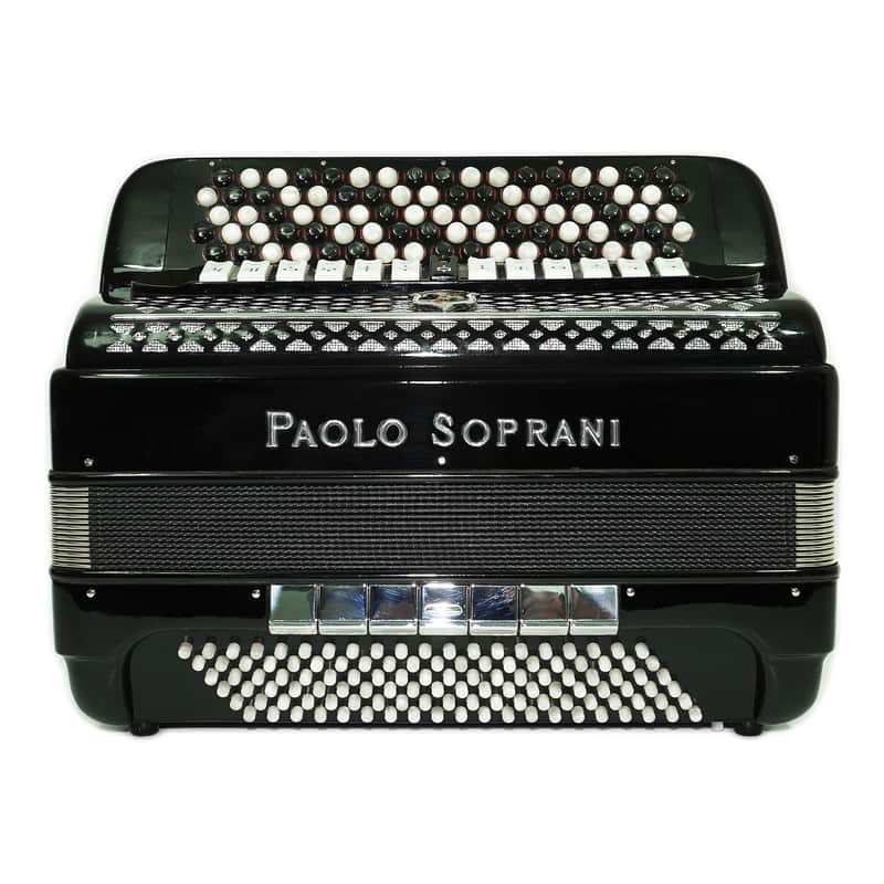 Paolo Soprani 5 Rows Button Accordion 120 Bass made in Italy, C Griff Professional Concert Accordeone de Botones for Adults, 2636 image 1