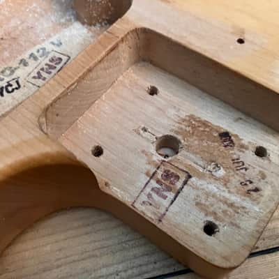 Yamaha Pacifica 112V Electric Guitar Body 2009 Natural Roadworn imagen 5