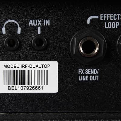 Laney IronHeart IRF-Dual Top Guitar Amplifier Head with GS212FE 2x12 Amp Cabinet image 14