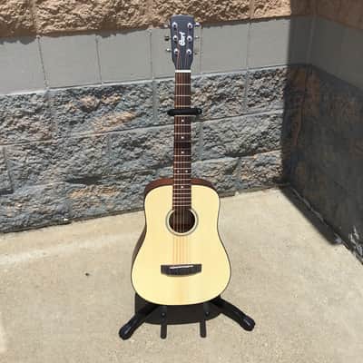 Cort AD Mini OP Standard Series 3/4-Size Spruce/Mahogany Open Pore Natural w/Bag image 2
