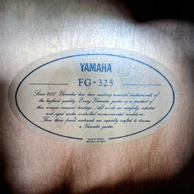 Yamaha FG-325 1977 - Gloss image 11