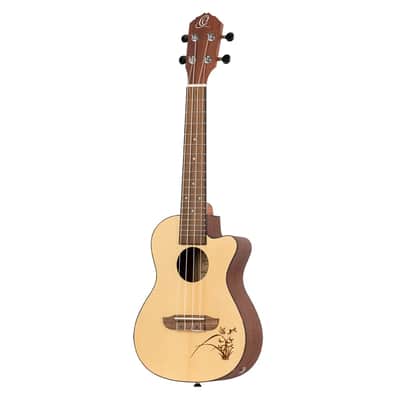 Ortega Bonfire Series Concert Acoustic-Electric Ukulele image 3
