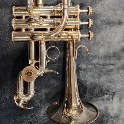 Yamaha YTR-9825 Custom Bb/A Piccolo Trumpet - Silver-Plated image 4