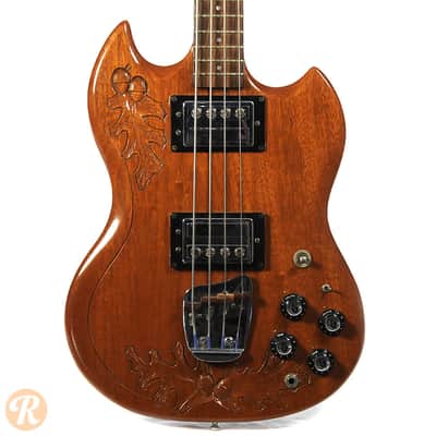 Guild JS II with Oak Leaf Design Walnut
