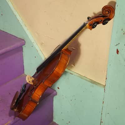 1920s German Fine-Quality Strad-Copy 4/4 Violin (VIDEO! Fresh Adjustments, Ready) image 15