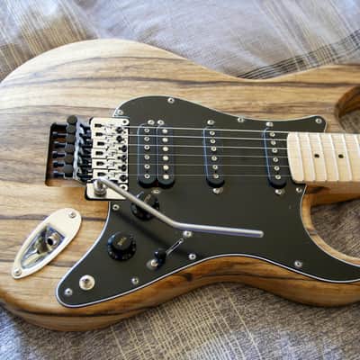Kiesel Carvin Bolt Kit Natural Strat Guitar W/ Floyd Rose HSS USA American image 6