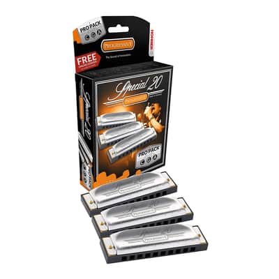 Hohner Special 20 Pro Pack 3-Piece Harmonicas image 2